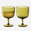 LSA Woodland Green Dapple Wine Glass 325ml