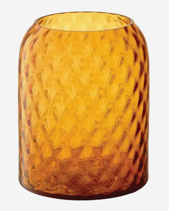 LSA Dapple Vase Lantern Sun Amber