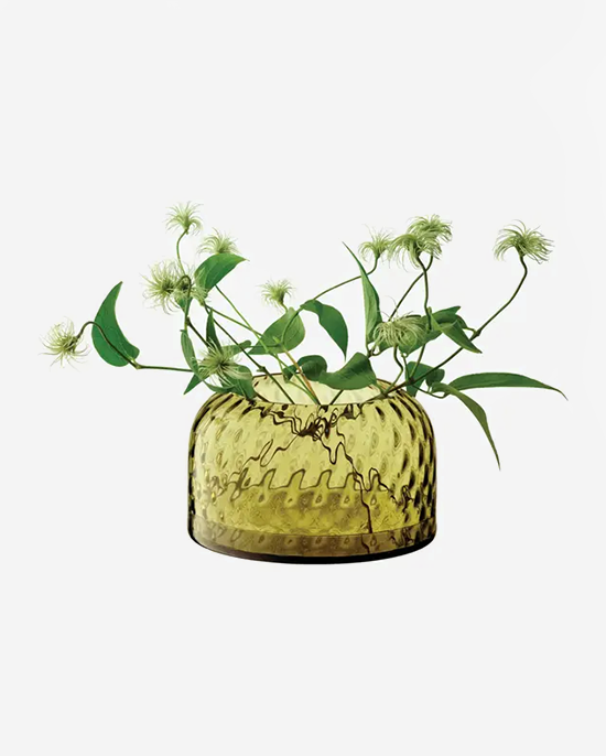 LSA Woodland Green Dapple Vase