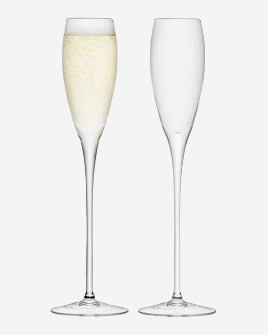 LSA Wine Champagne Flute 160ml Clear x2