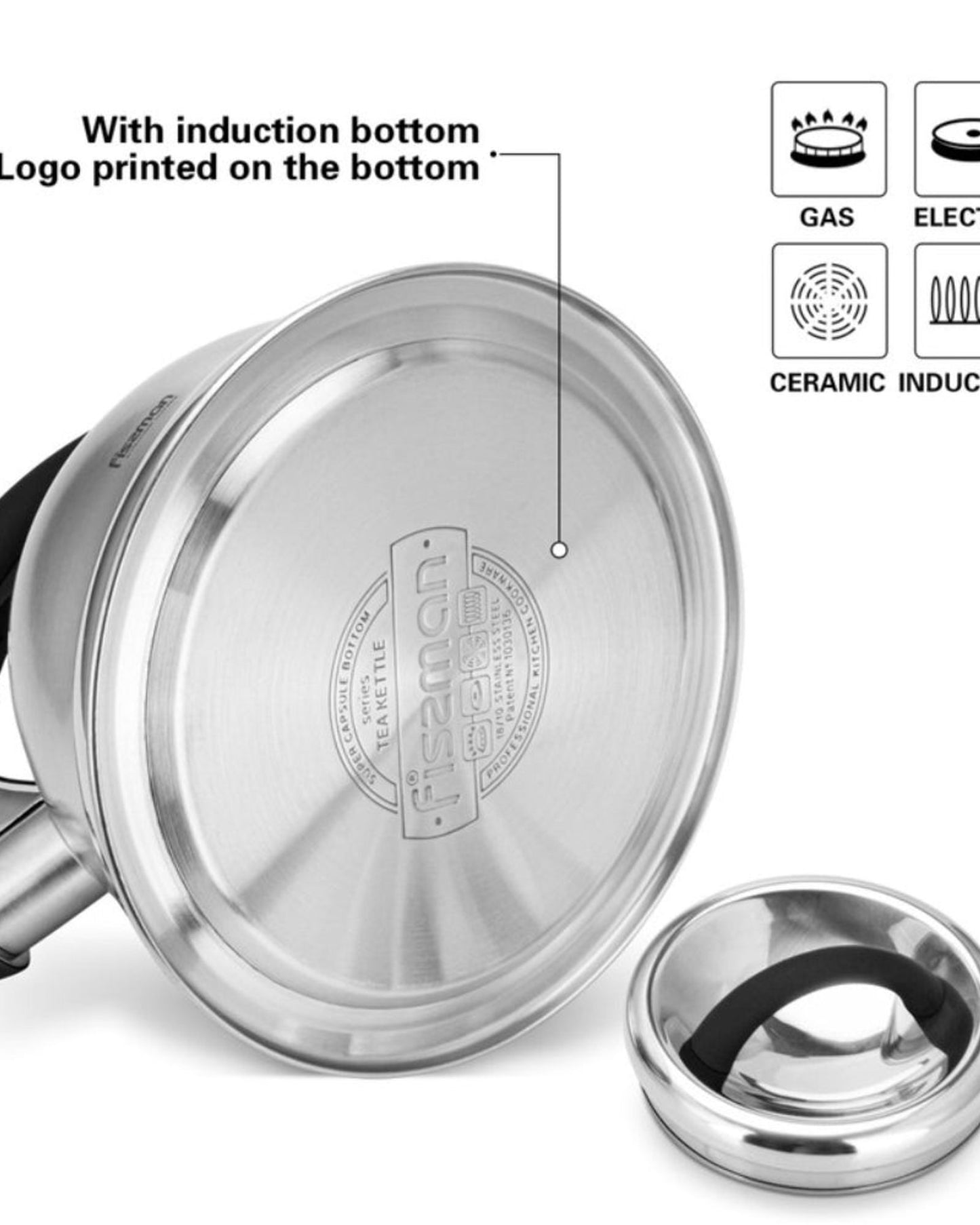 Fissman Whistling Kettle Maggie 2.6L