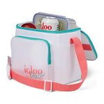 00060932-Igloo-Retro Square Cooler Lunch Bag - White