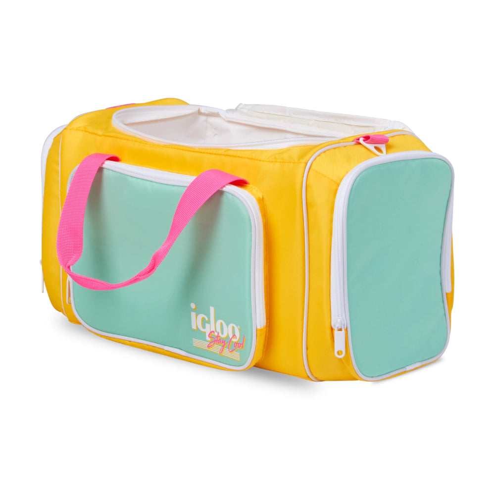 00060965-Igloo-Retro Duffel Bag Cooler  - Yellow