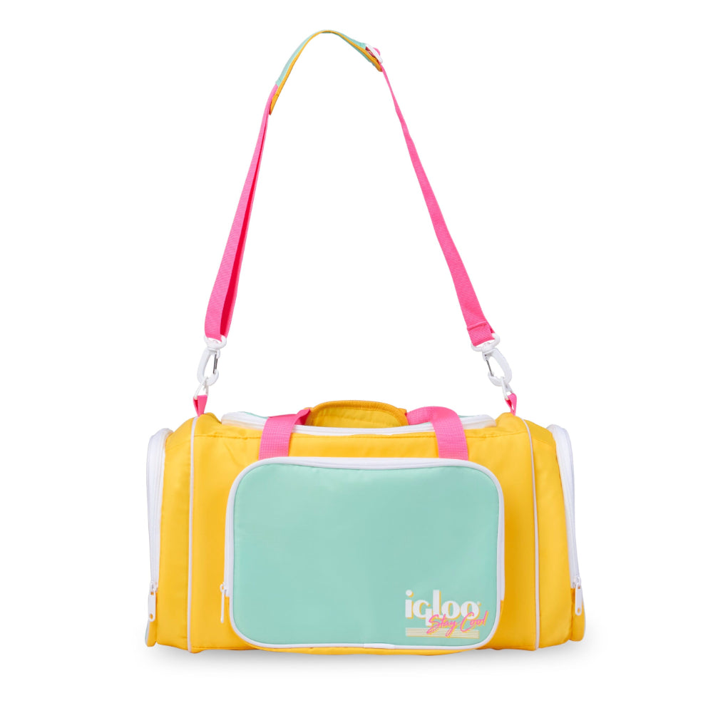 00060965-Igloo-Retro Duffel Bag Cooler  - Yellow