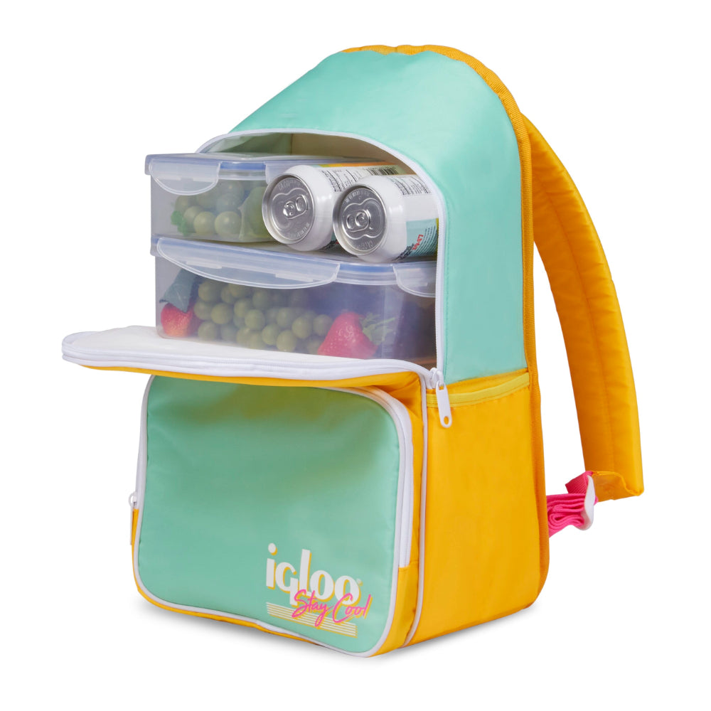 00060967-Igloo-Retro Backpack Cooler - Yellow