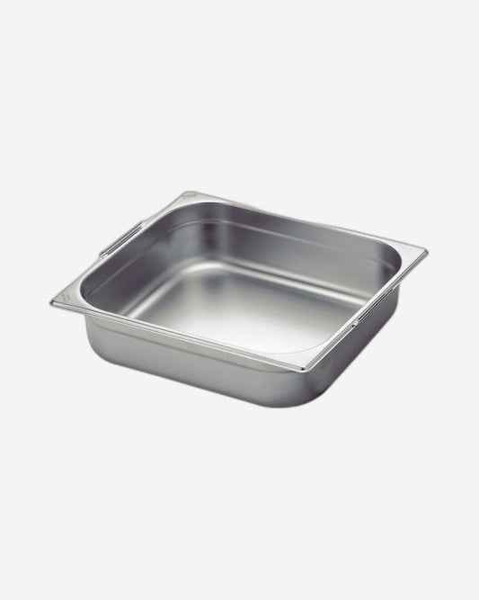 Tramontina Since 1911 Made In Brazil Tramontina Gn 2/3 Stainless Steel Food Pan With Retractable Handles, 65 Mm Deep - Steel 304