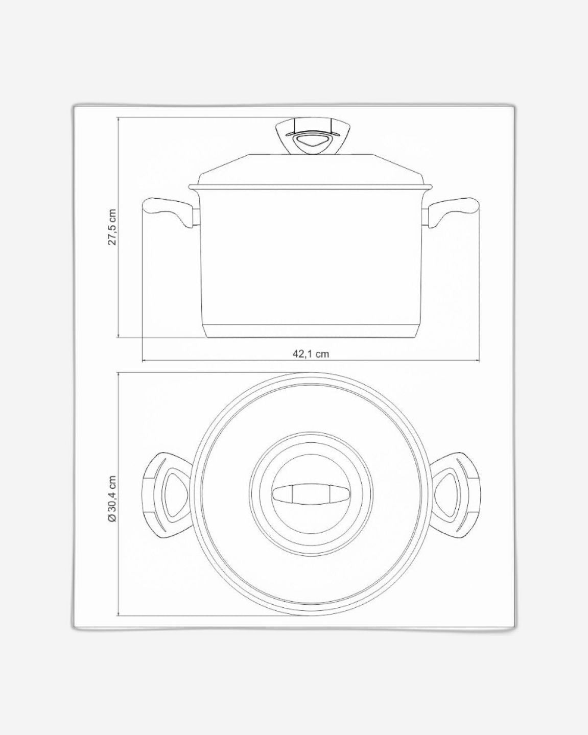 Tramontina Solar Stock Pot 11.9L