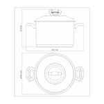 Tramontina Solar Stock Pot 11.9L