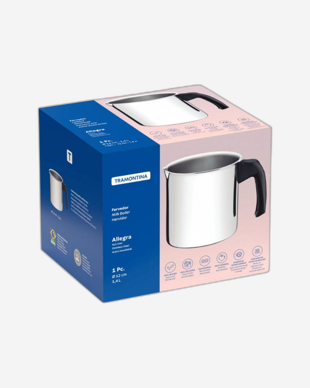 Tramontina Allegra Milk Boiler 1.4L