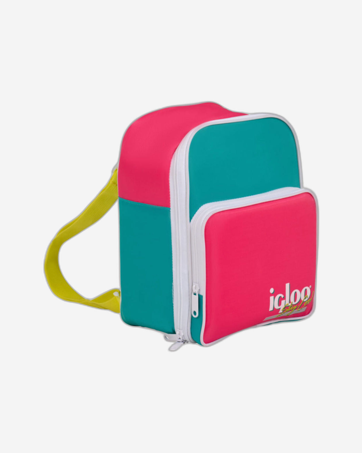 00063073-Igloo - Convertible Retro Lunch pack  - Dark Jade /
Bold Magenta /
Livewire Yellow