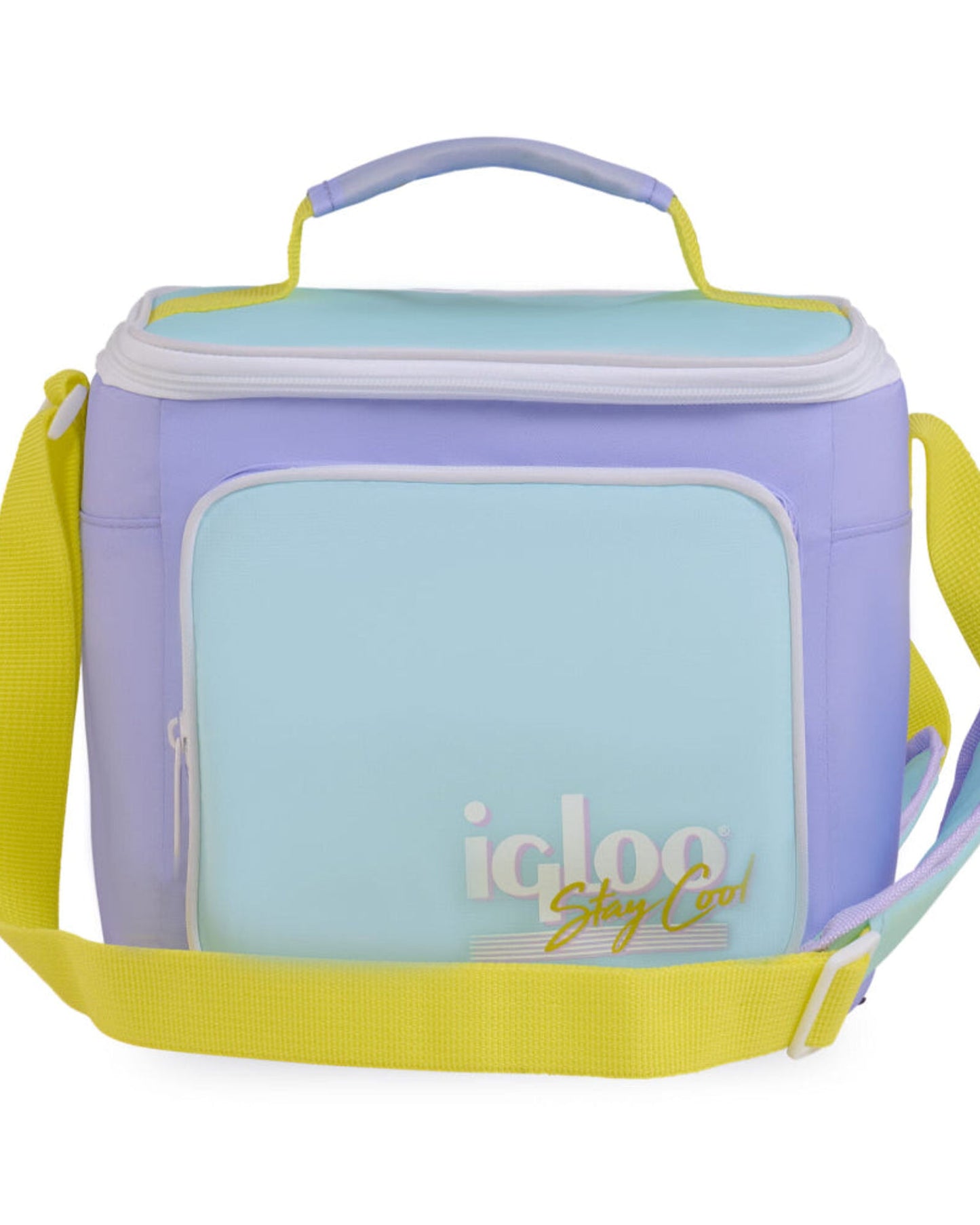 00063082-Igloo - Retro Square Lunch Bag - Lilac