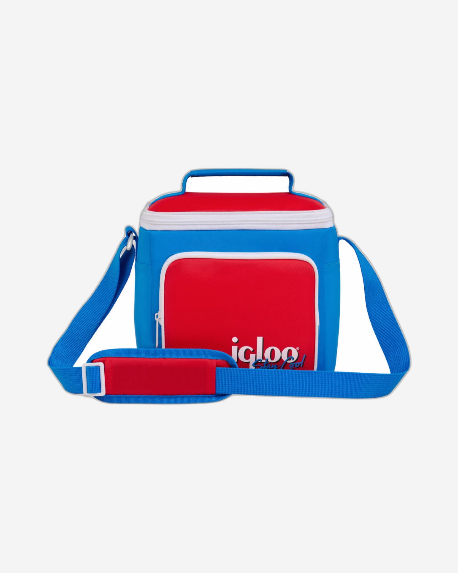 00063083-Igloo - Retro Square Lunch Bag - Red Star