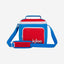 00063083-Igloo - Retro Square Lunch Bag - Red Star