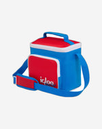 00063083-Igloo - Retro Square Lunch Bag - Red Star