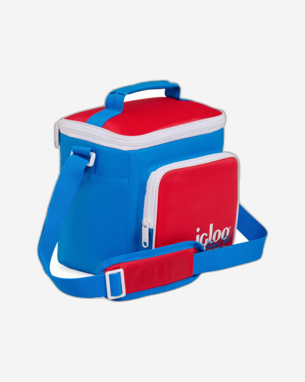 00063083-Igloo - Retro Square Lunch Bag - Red Star