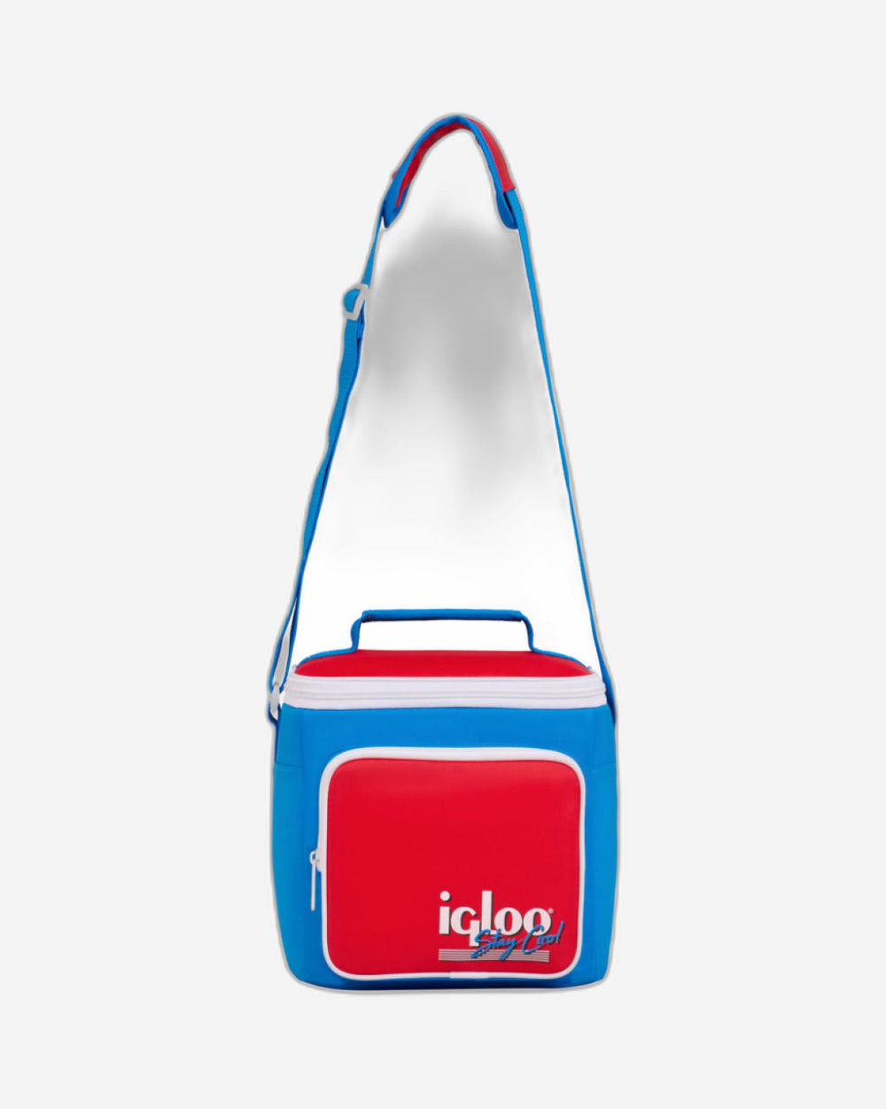 00063083-Igloo - Retro Square Lunch Bag - Red Star