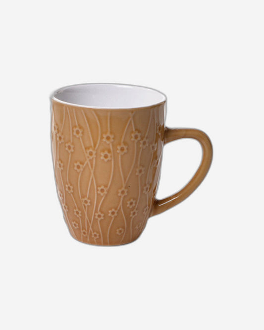 Fissman Mug 370ml Yellow (Ceramic)