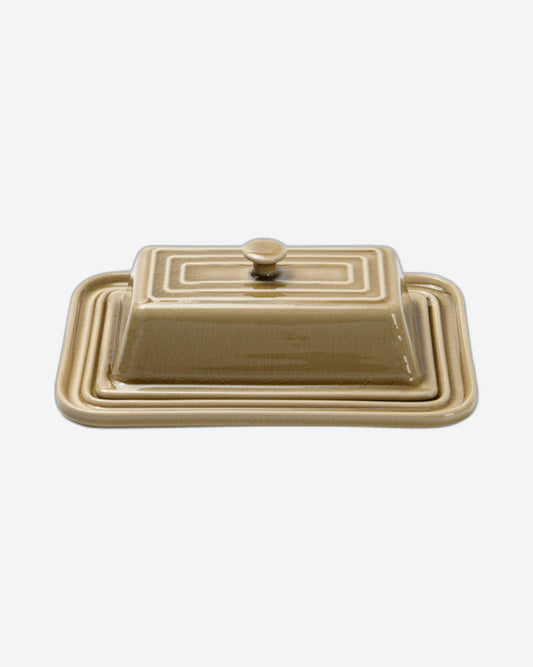 Fissman Butter Dish Ceramic Brown 21.7cm