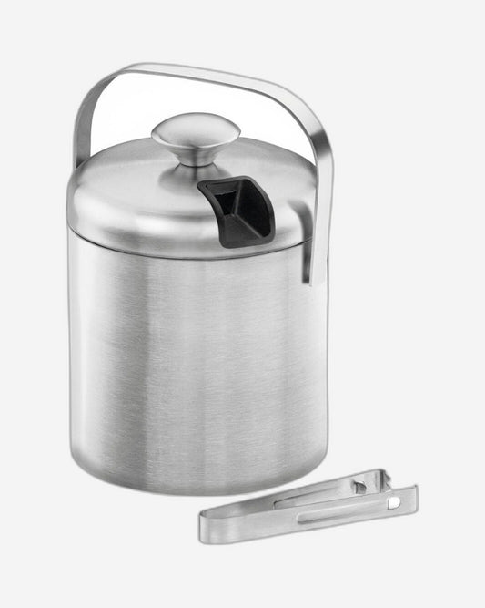 Tramontina Since 1911 Made In Brazil Tramontina Cosmos Stainless Steel Thermal Ice Bucket Set, 2 Pieces