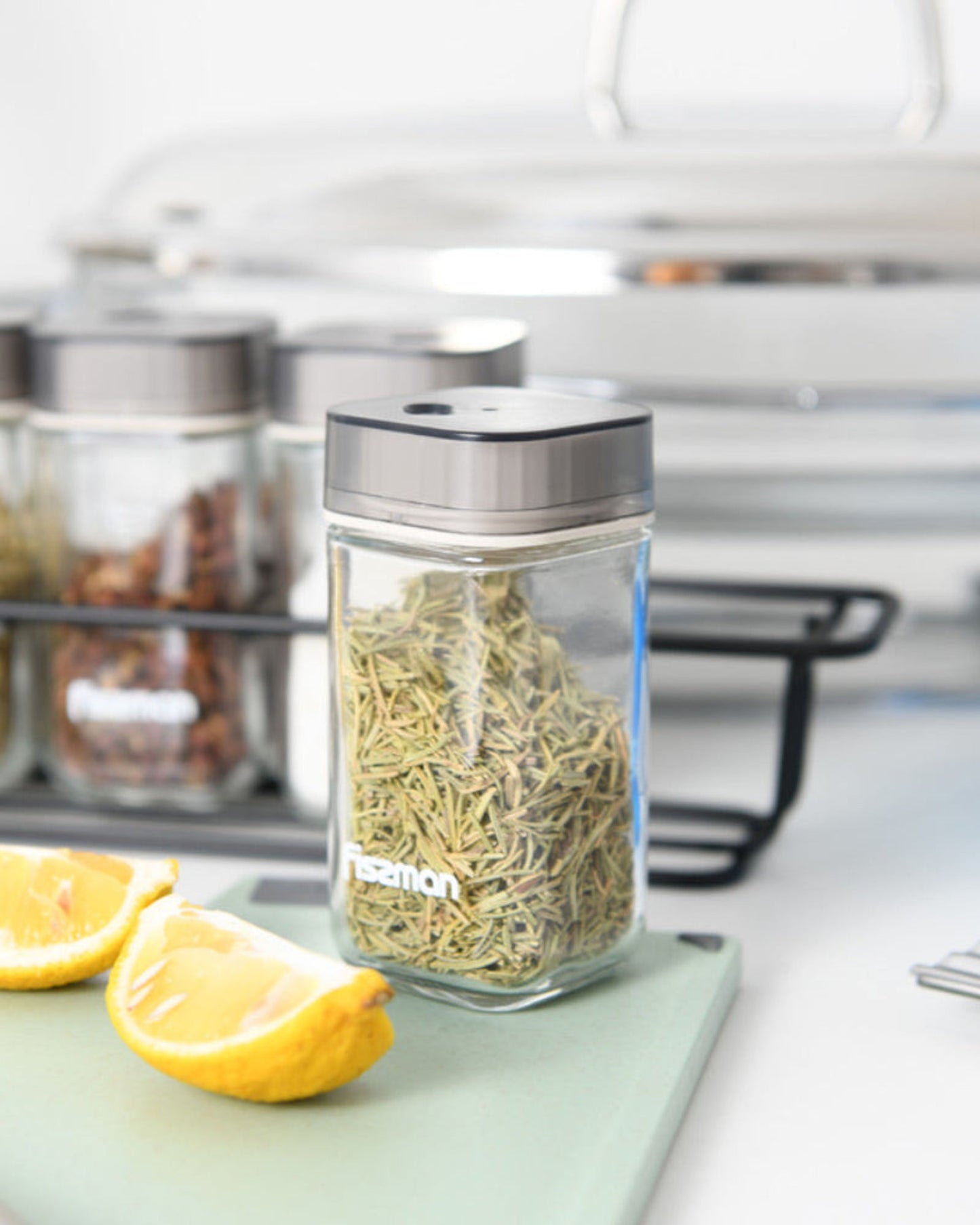 Fissman Condiment Set 5 Pcs (Glass)