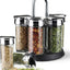Fissman Spice Storage Condiment Jars Multicolour 7Pc Stand