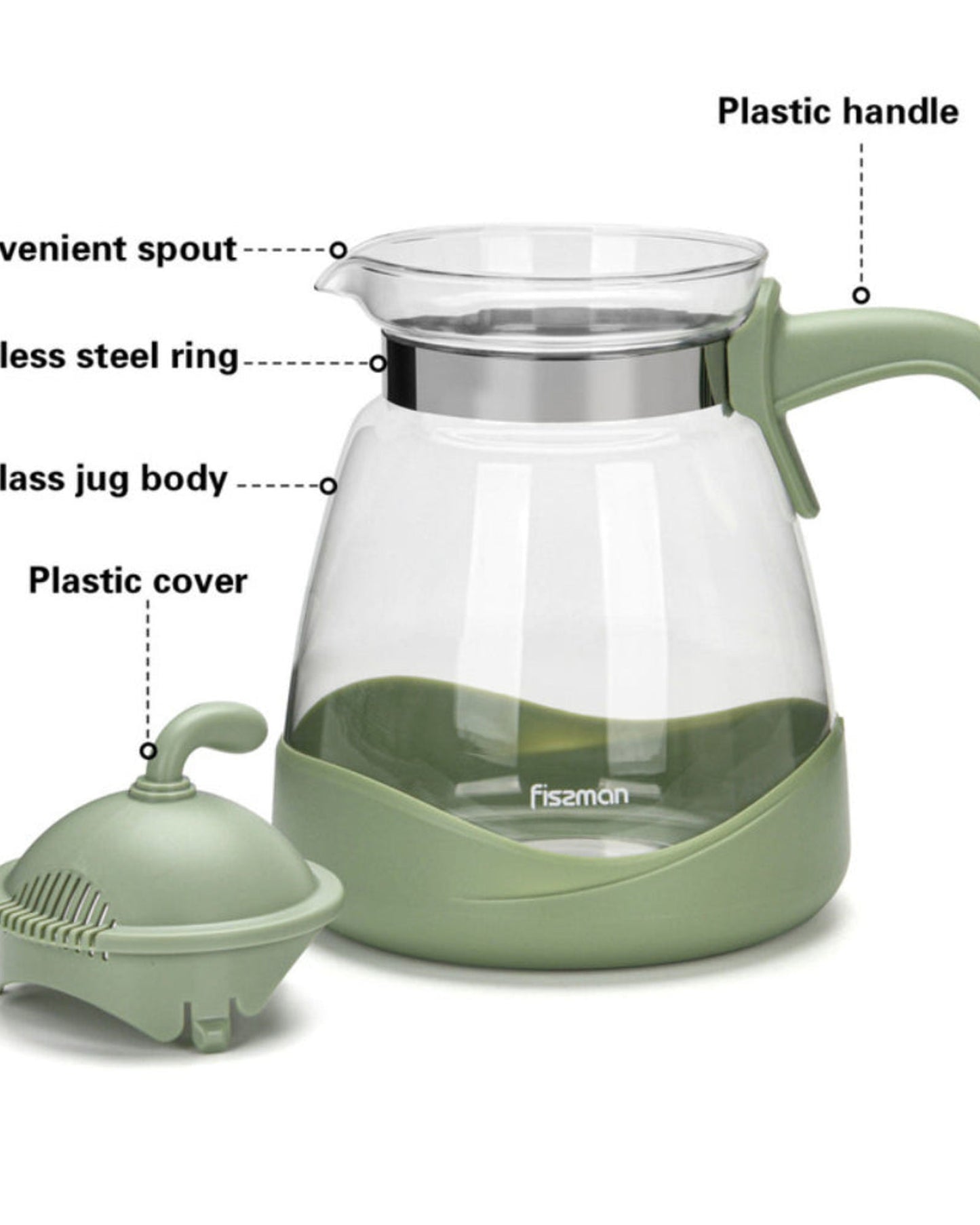Fissman Pitcher Jug Green