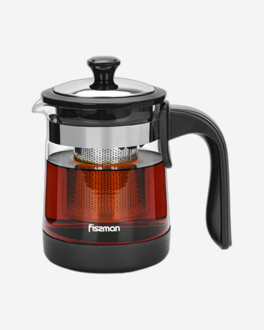 Fissman Tea Pot Filter Black/Clear 750ml