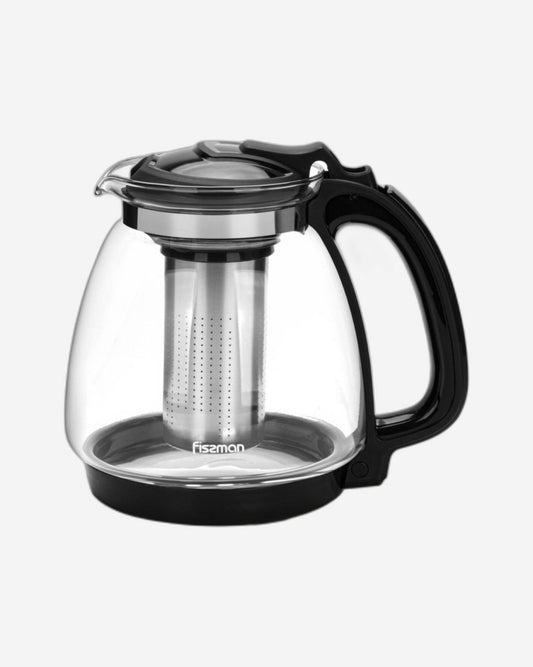 Fissman Tea Pot Borosilicate Glass with Stainless Steel Filter 2000ml