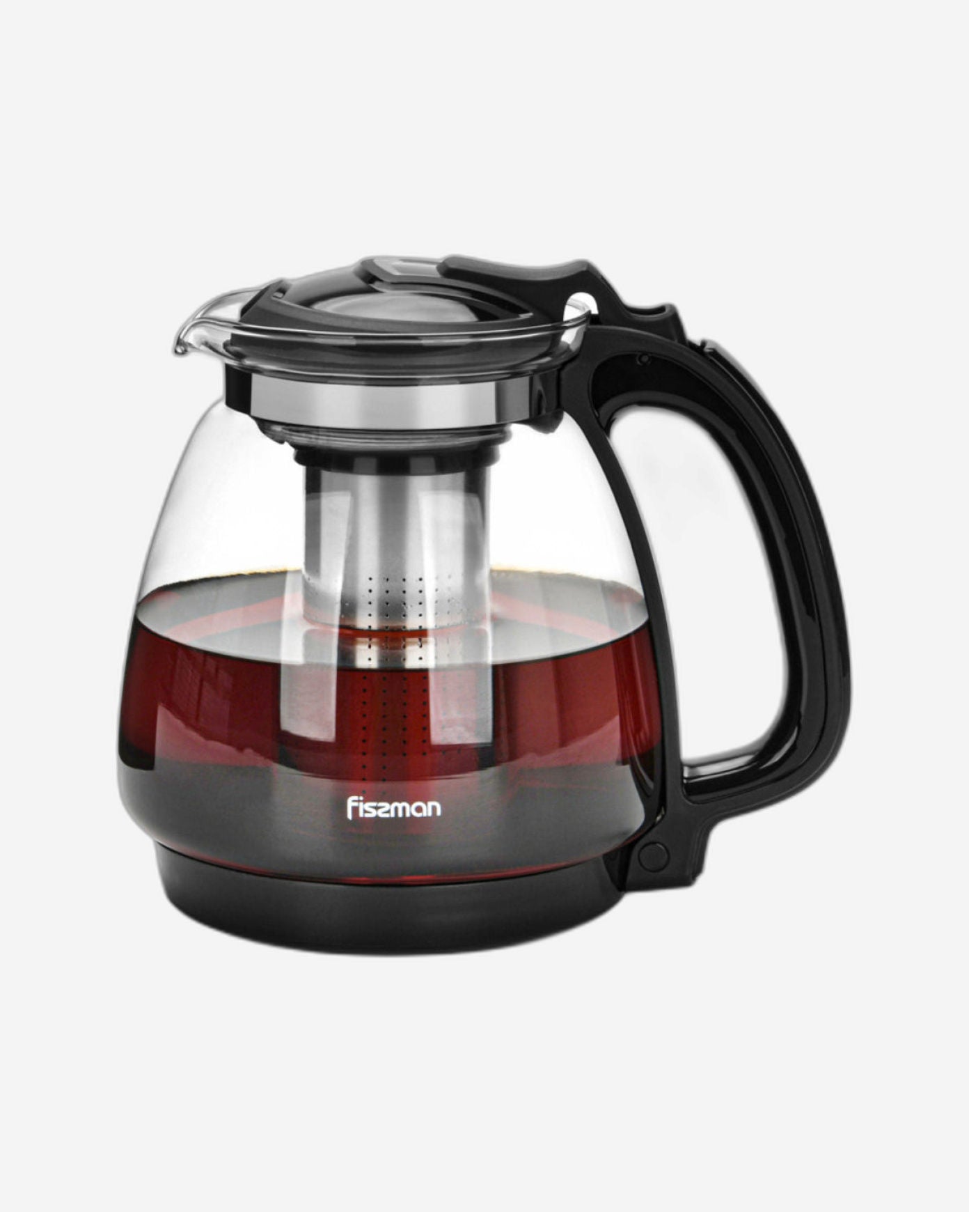 Fissman Tea Pot Borosilicate Glass with Stainless Steel Filter 2000ml
