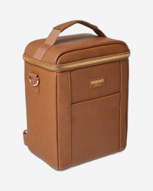 Igloo-Luxe Mini Convertible Backpack - Cognac