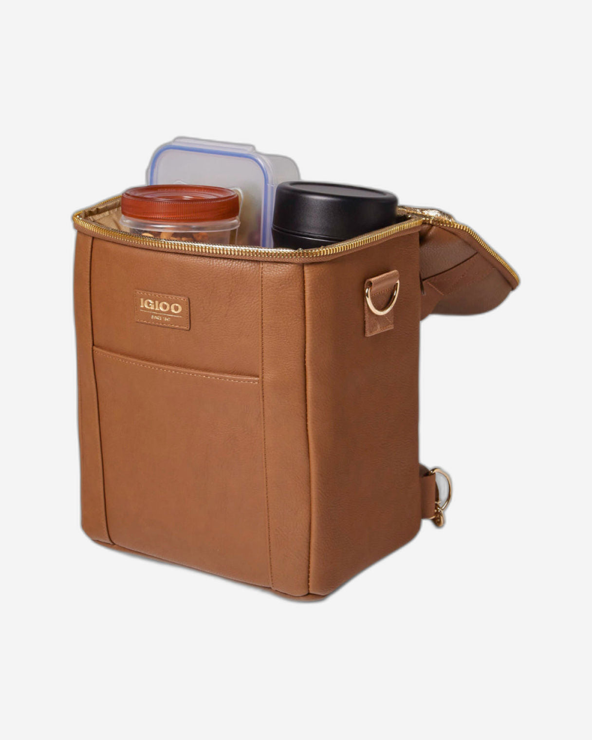 Igloo-Luxe Mini Convertible Backpack - Cognac