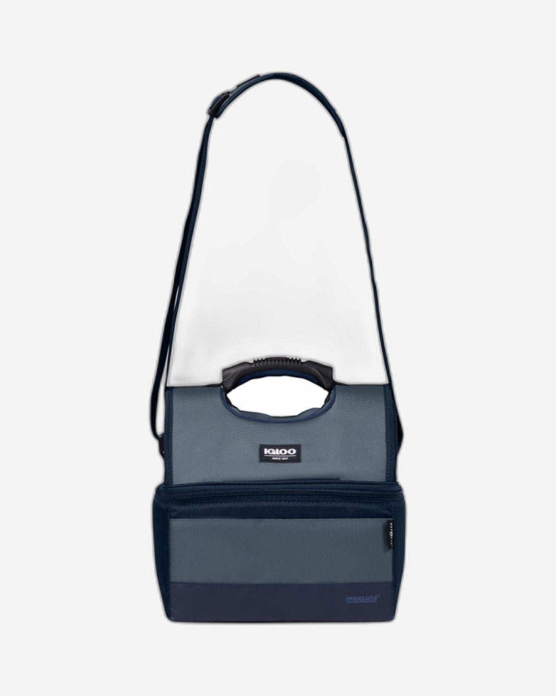 00066114-Igloo-16-Can Dual Compartment Insulated Gripper Lunch Bag - Blue