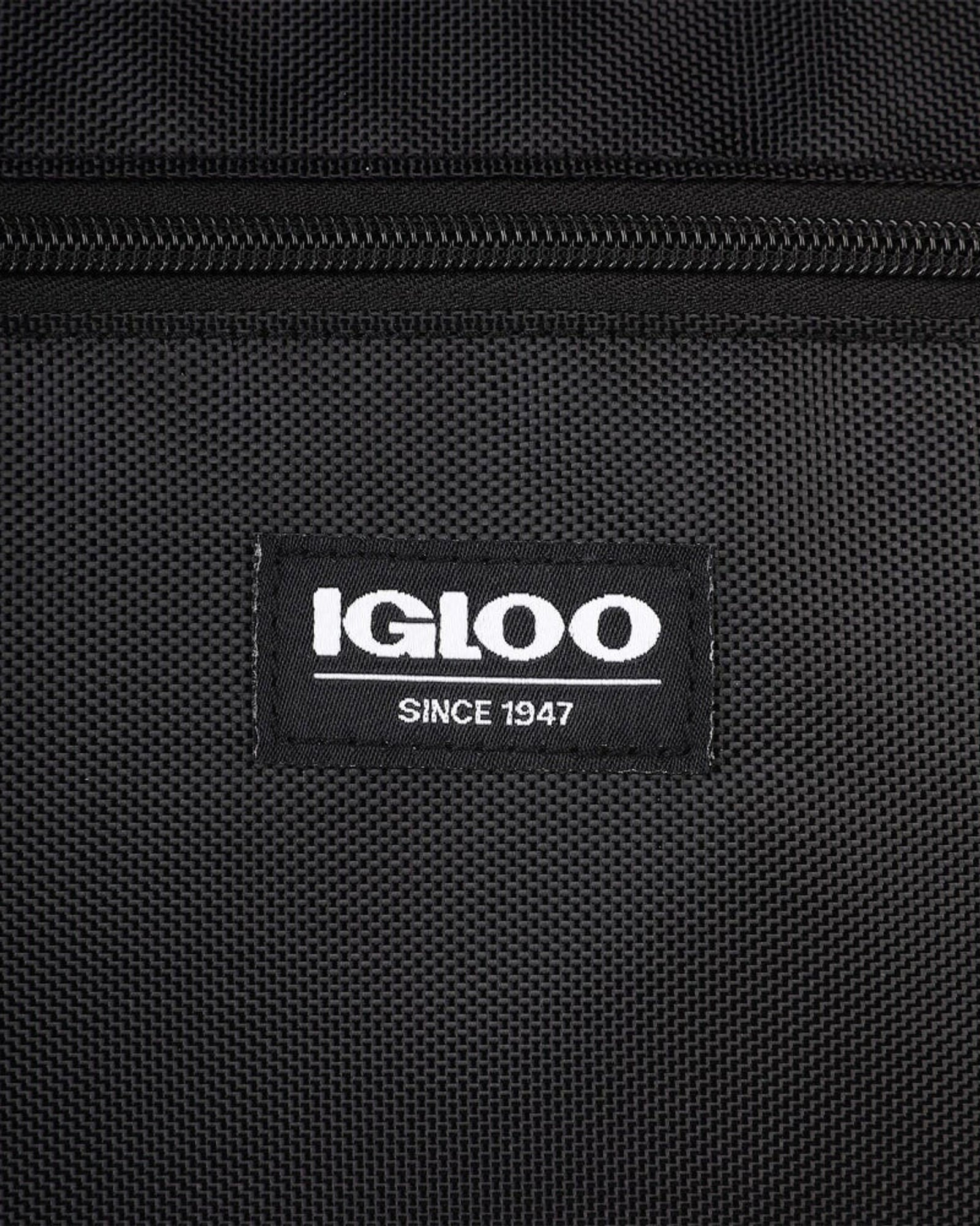 00066156-Igloo-Snapdown Maxcold Repreve Eco-Friendly 36-can Cooler Bag - Black