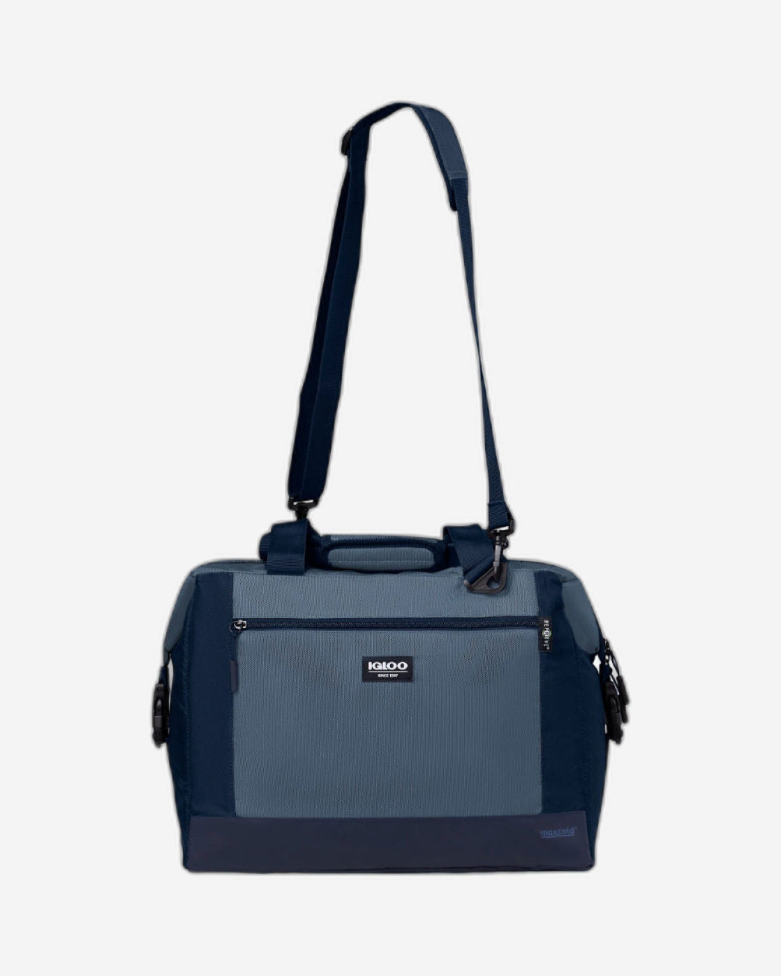 00066158-Igloo-Snapdown Maxcold Repreve Eco-Friendly 36-can Cooler Bag - Blue