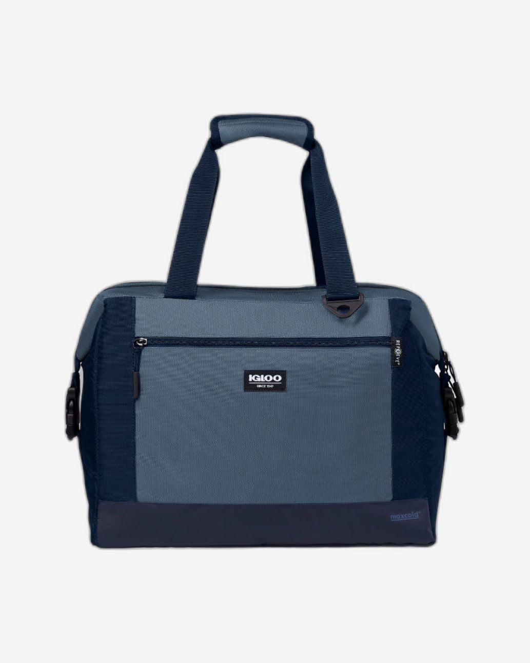 00066158-Igloo-Snapdown Maxcold Repreve Eco-Friendly 36-can Cooler Bag - Blue