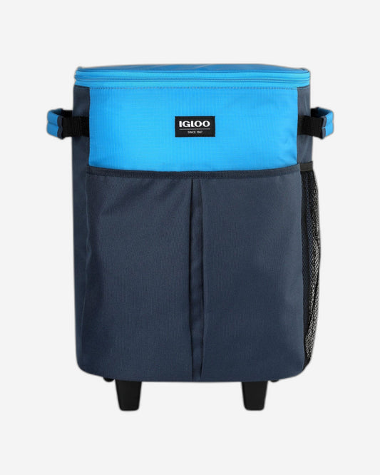 00066216-Igloo-32 Can Roller Bag  Cooler - BLUE