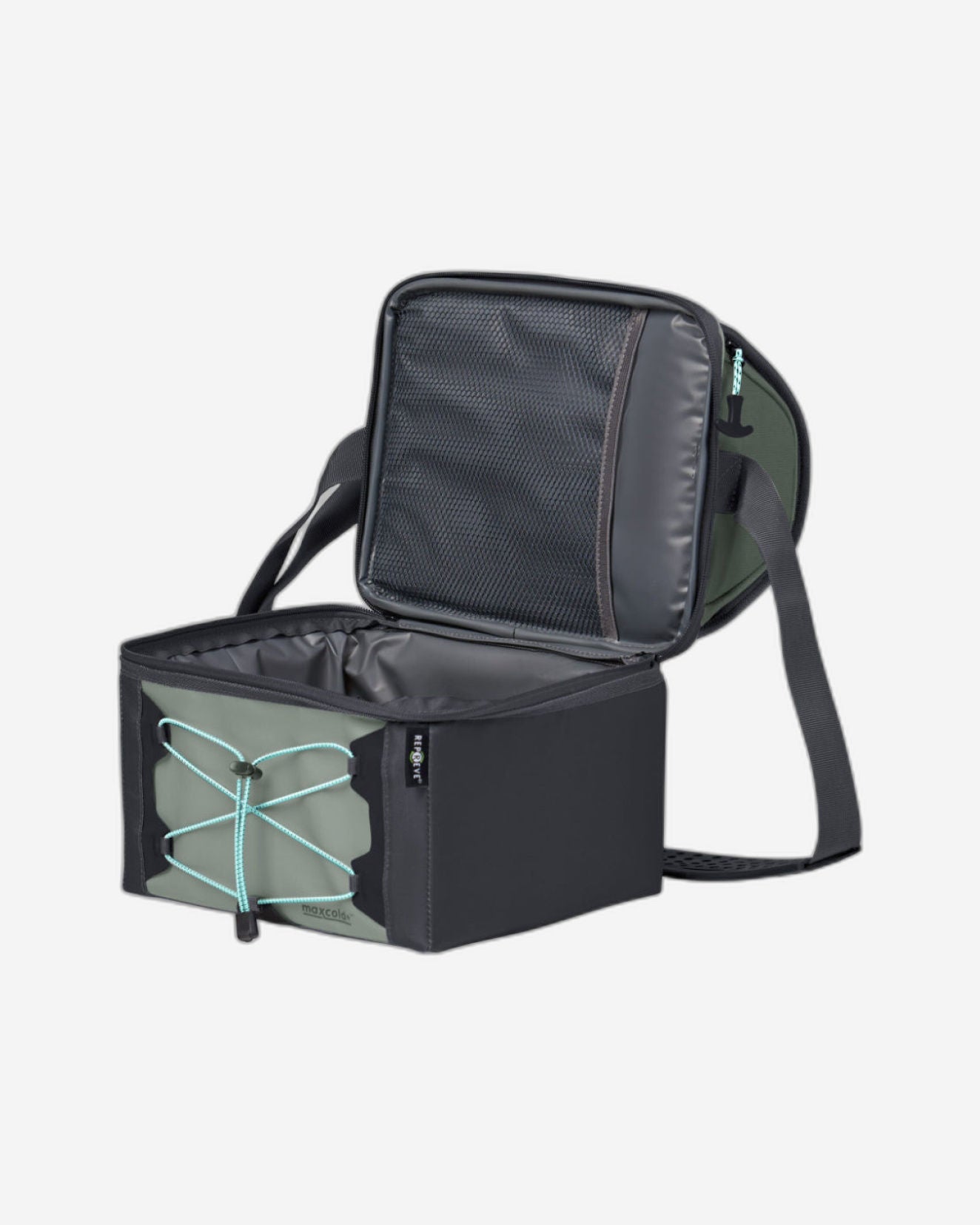 Igloo-16-Can Softsided Insulated Lunch Box Gripper Cooler Bag - Grey