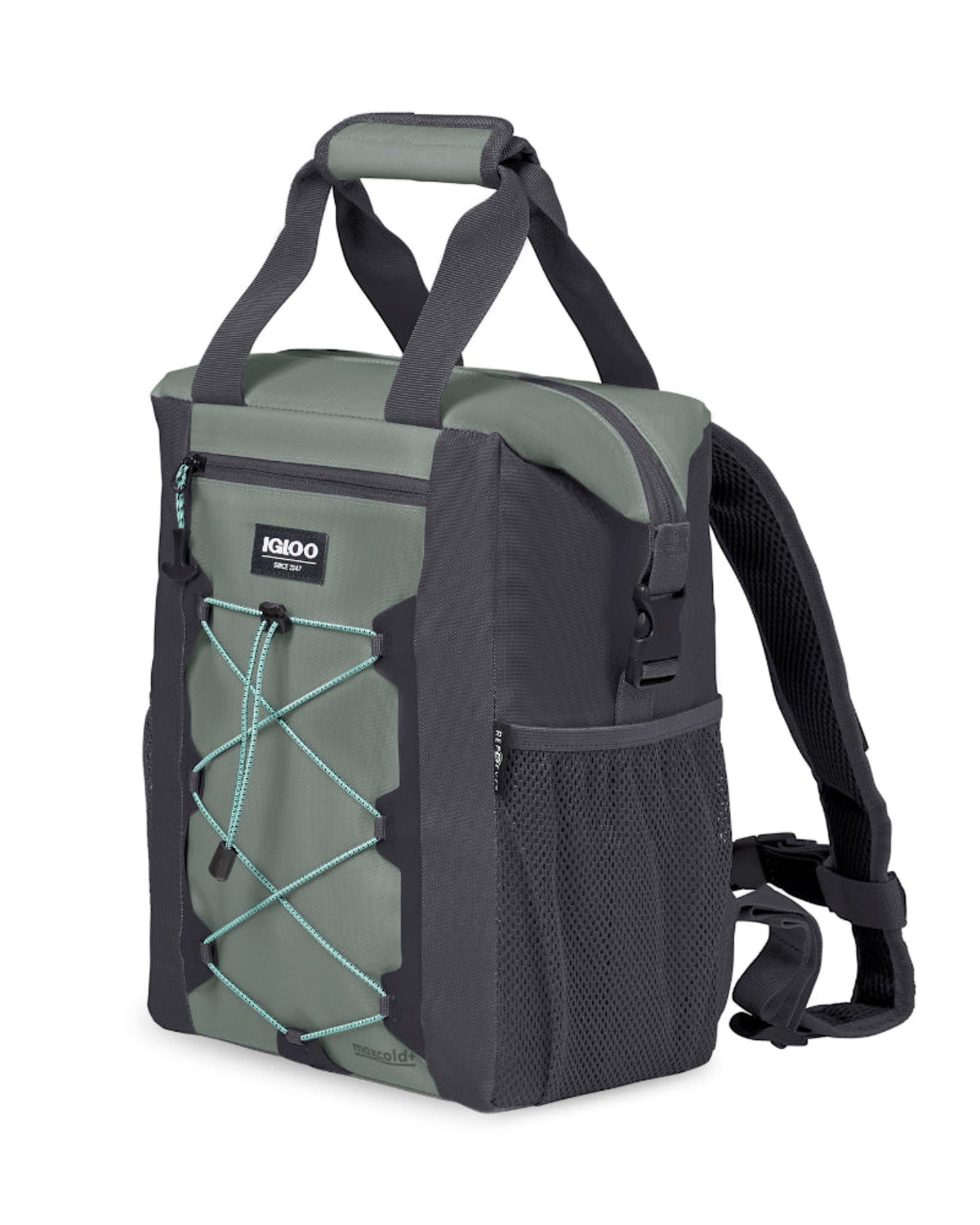 Igloo-Gray Snapdown 18 Can Softside Backpack - Gray