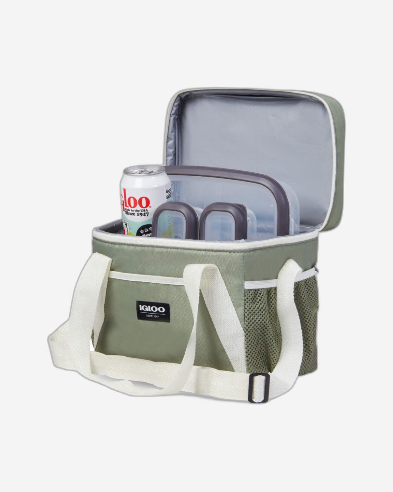 Igloo-Lunch+ Cube Cooler Bag - Oil Green