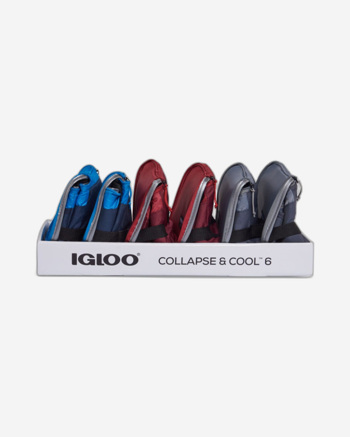 Igloo-Collapse & Cool 6 Solid Assortment - Blue/Black