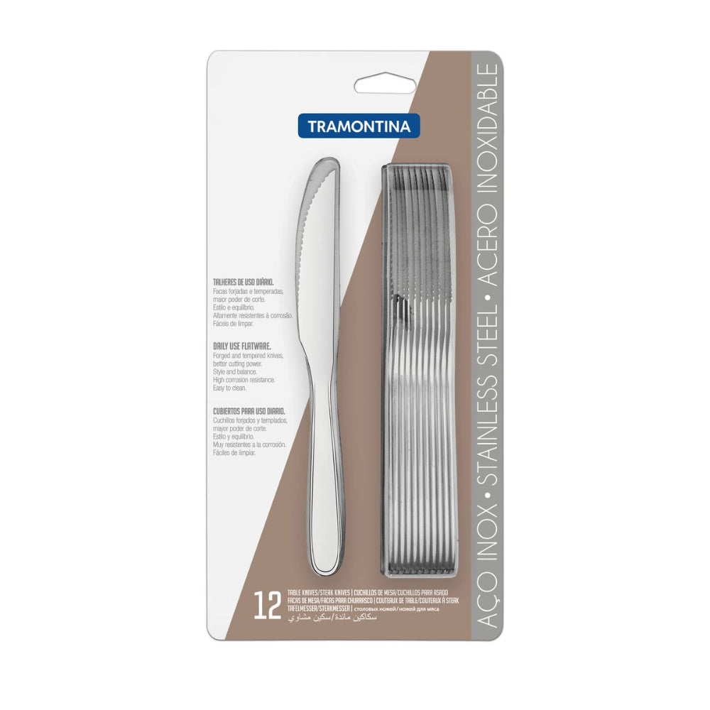Tramontina Since 1911 Made In Brazil 12 Pc. Tramontina Maresias Stainless Steel Steak Knifes