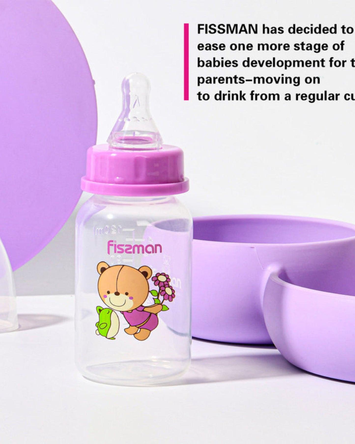 Fissman Feeding Bottle With Compatible Design 120ml
