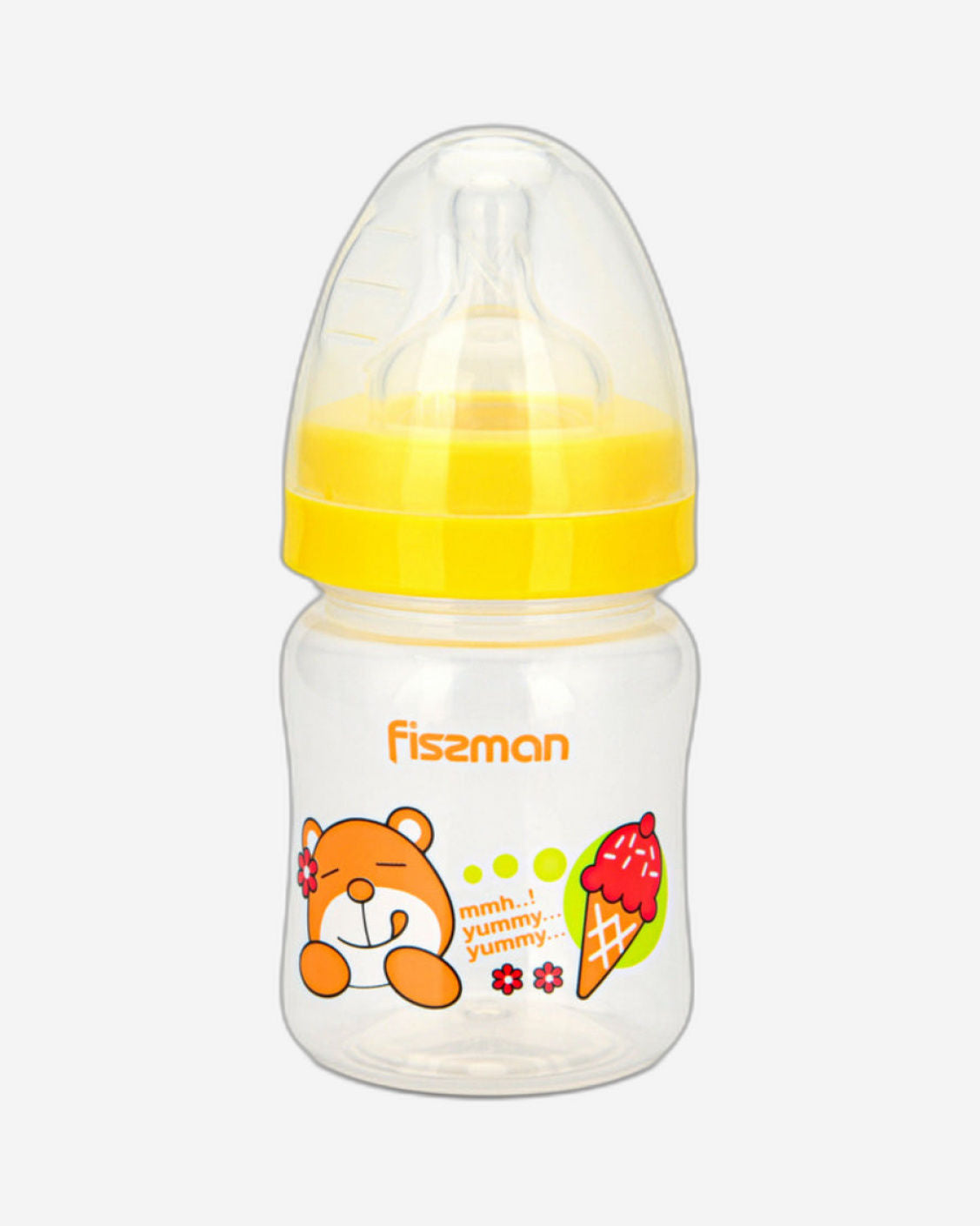 Fissman Feeding Bottle Wide Neck Yellow