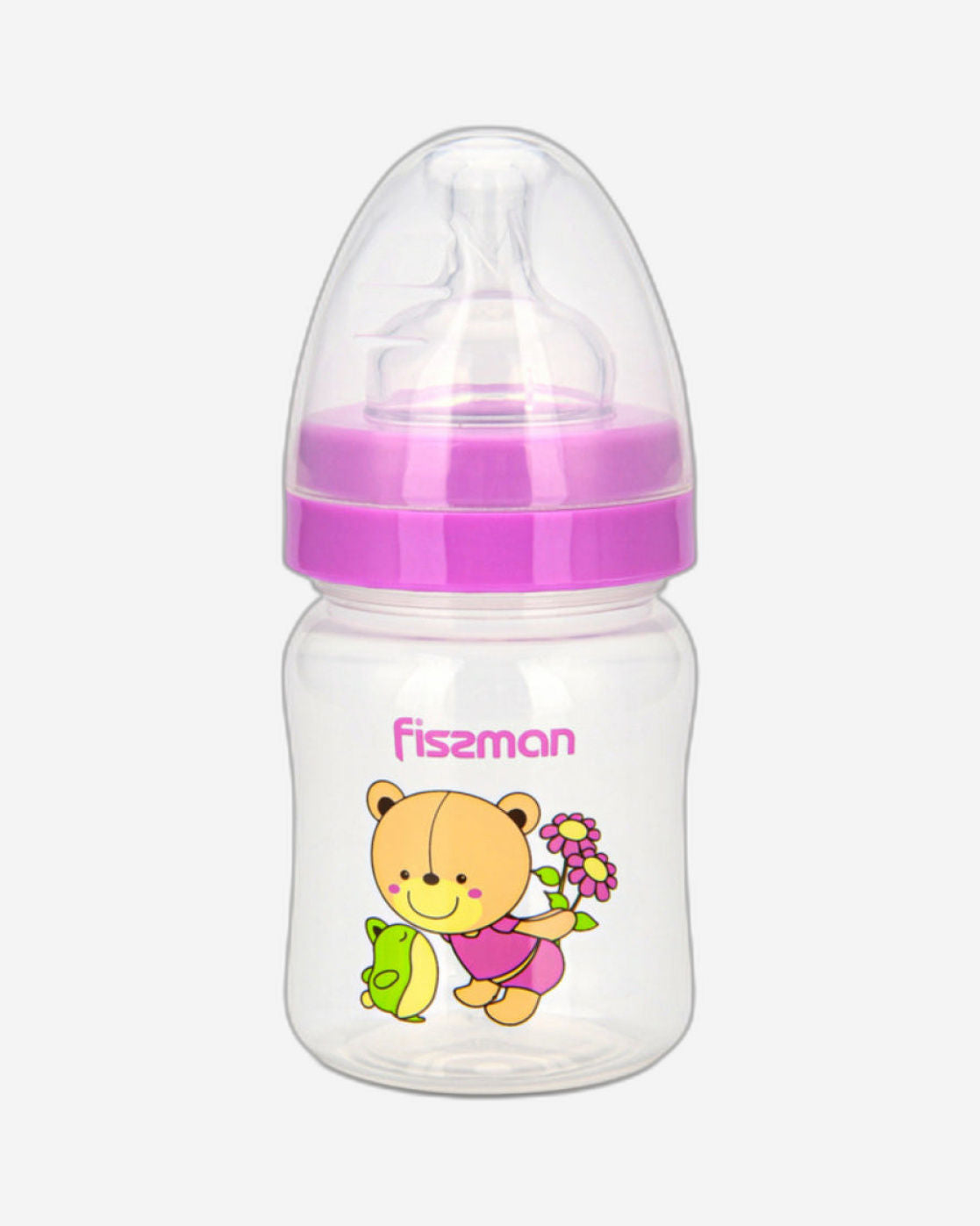 Fissman Feeding Bottle Wide Neck Pink
