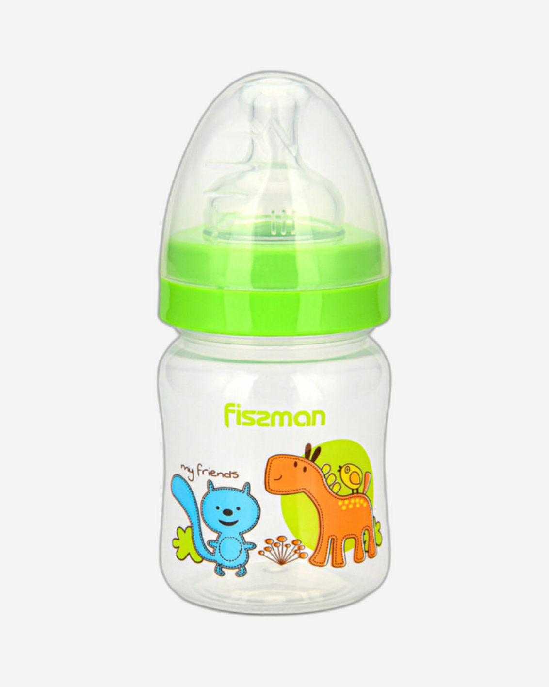 Fissman Feeding Bottle Wide Neck Green
