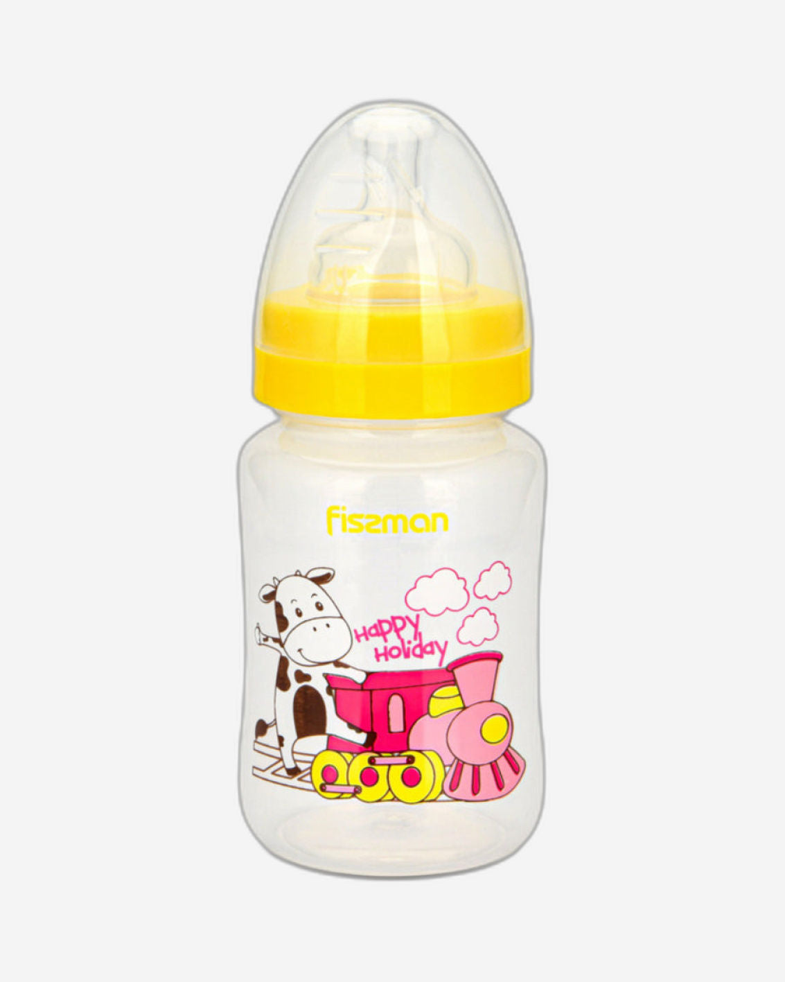 Fissman Feeding Bottle Wide Neck Yellow