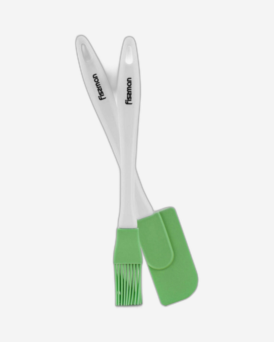 Fissman Brush And Spatula Perfect Set For Baking Green 24cm
