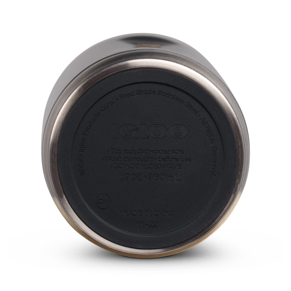 00071063-Igloo-12 Oz Stainless Steel Tumbler - Carbonite