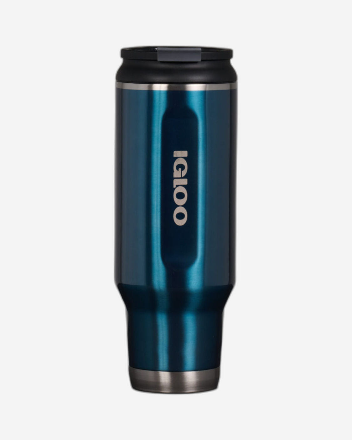 00071083-Igloo-40 Oz Stainless Steel  Flip ‘n’ Sip Tumbler - Modern Blue