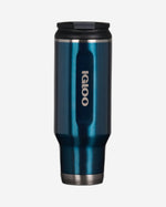 00071083-Igloo-40 Oz Stainless Steel  Flip ‘n’ Sip Tumbler - Modern Blue